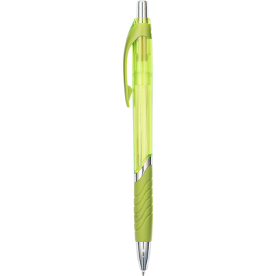 ATHENA DIAMOND BALL PEN -TRANSLUCENT LIME GREEN