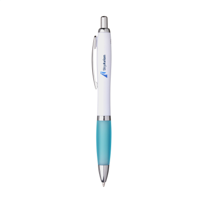 ATHOS TRANS RCS RECYCLED ABS PEN in Light Blue