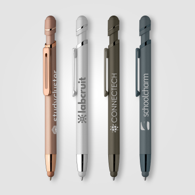 ATLANTIC SOFTY METALLIC & STYLUS - PROMOTIONAL CORPORATE GIFT