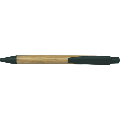 BALL PEN with Bamboo Barrel in Green