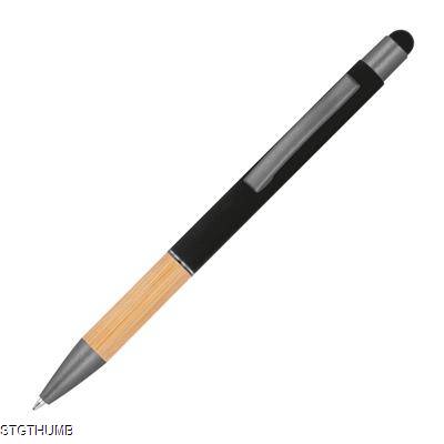 BALL PEN with Bamboo Grip Zone in Black