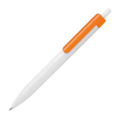 BALL PEN with Colored Clip in Orange