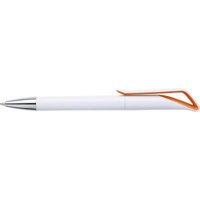 BALL PEN with Geometric Cap in Orange