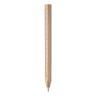 BALL PEN with Ruler in Natural