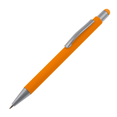 BALL PEN with Touch Functions Salt Lake City in Orange  - PROMOTIONAL CORPORATE GIFT