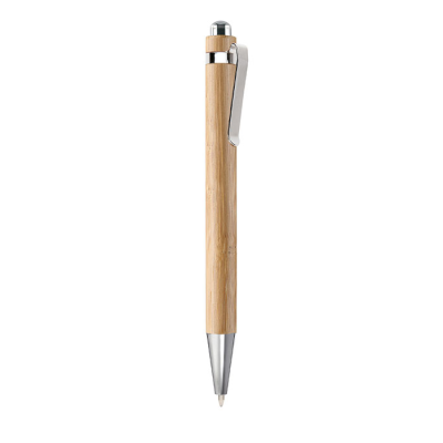 BAMBOO AUTOMATIC BALL PEN in Brown
