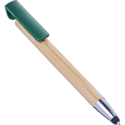 BAMBOO BALL PEN AND STYLUS in Green