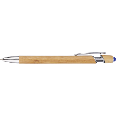 BAMBOO BALL PEN in Cobalt Blue - PROMOTIONAL CORPORATE GIFT