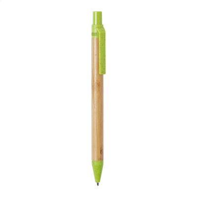 BAMBOO BALL PEN in Lime Green