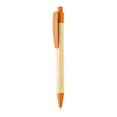 BAMBOO BALL PEN in Orange