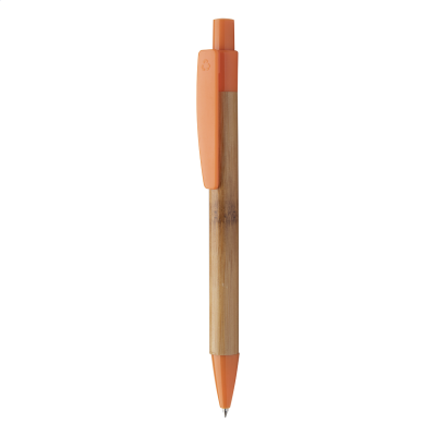 BAMBOO BALL PEN in Orange