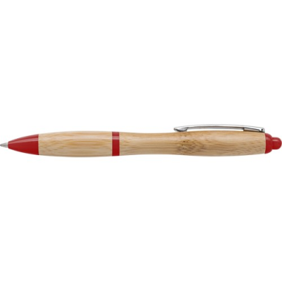 BAMBOO BALL PEN in Red