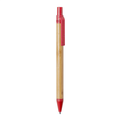BAMBOO BALL PEN in Red