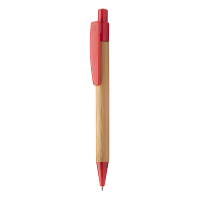 BAMBOO BALL PEN in Red