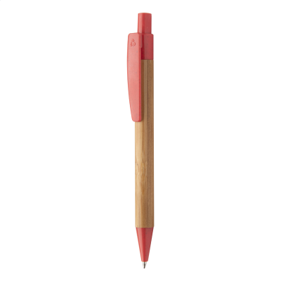 BAMBOO BALL PEN in Red