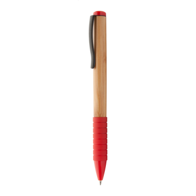 BAMBOO BALL PEN in Red