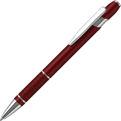 BELLA METAL BALL PEN - BURGUNDY