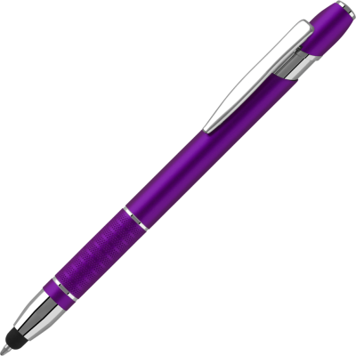 BELLA TOUCH METAL BALL PEN - PURPLE