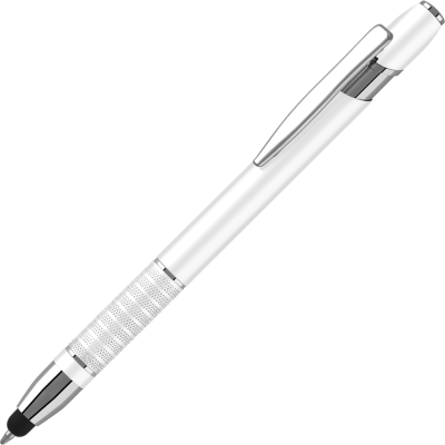 BELLA TOUCH METAL BALL PEN - WHITE