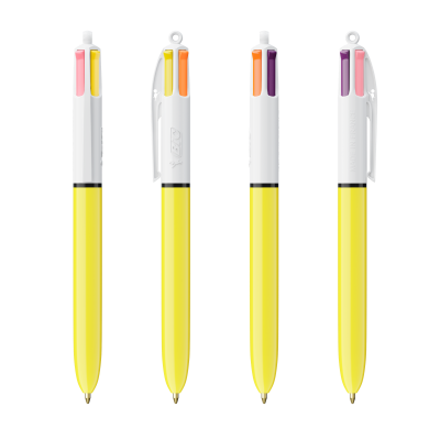 BIC® 4 COLOURS® SUN with Lanyard Ball Pen - PROMOTIONAL CORPORATE GIFT