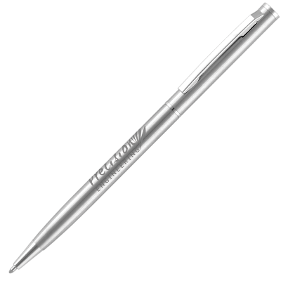 CHEVIOT STEEL BALL PEN - STAINLESS STEEL METAL