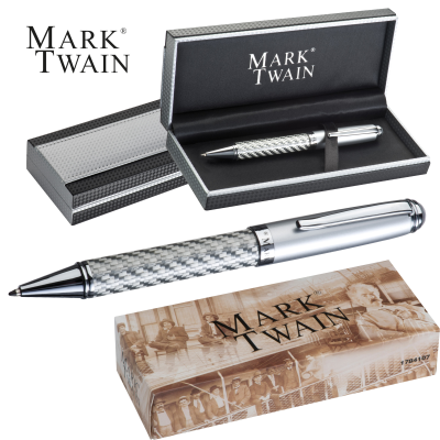 COLUMBIA MARK TWAIN BALL PEN in Grey