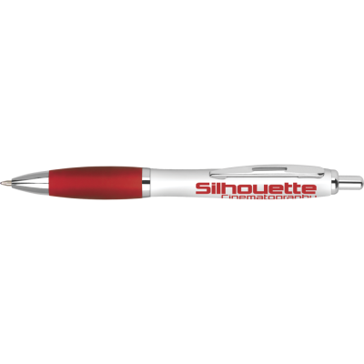 CONTOUR DIGITAL RECYCLED ECO BALL PEN - RED