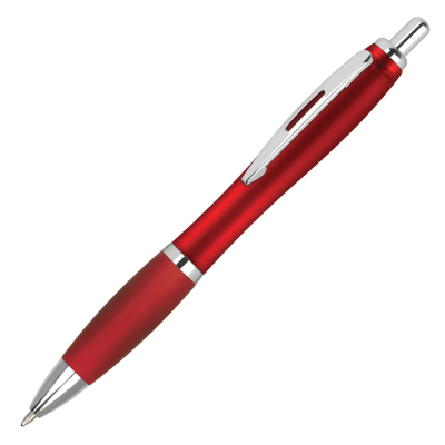 CONTOUR FROST BALL PEN - RED