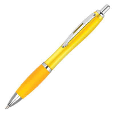 CONTOUR FROST BALL PEN - YELLOW