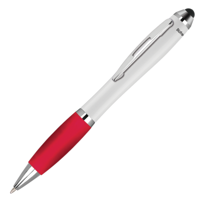 CONTOUR-I BIOFREE BALL PEN with Stylus - Red
