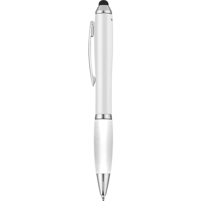 CONTOUR-I BIOFREE BALL PEN with Stylus - White