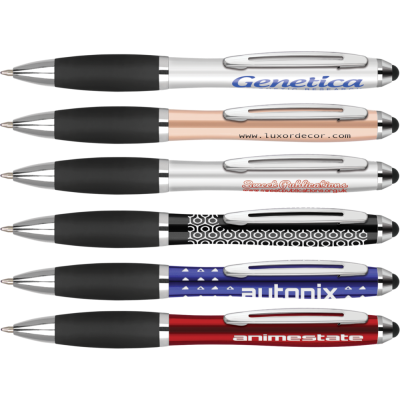 CONTOUR-I METAL BALL PEN with Stylus