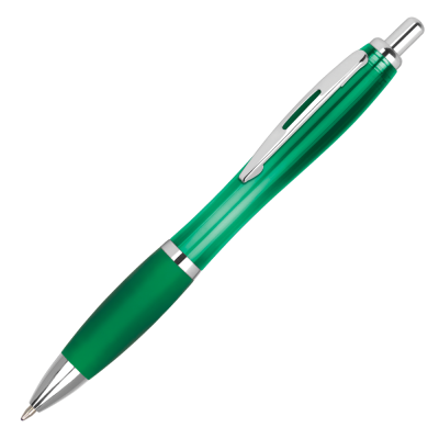 CONTOUR STANDARD BALL PEN - TRANSLUCENT GREEN