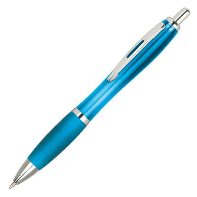 CONTOUR STANDARD BALL PEN - TRANSLUCENT LIGHT BLUE