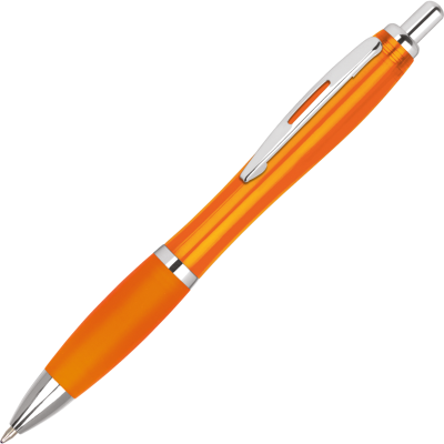 CONTOUR STANDARD BALL PEN - TRANSLUCENT ORANGE