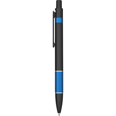 CONTRAST METAL BALL PEN - DARK BLUE