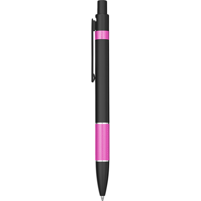 CONTRAST METAL BALL PEN - MAGENTA