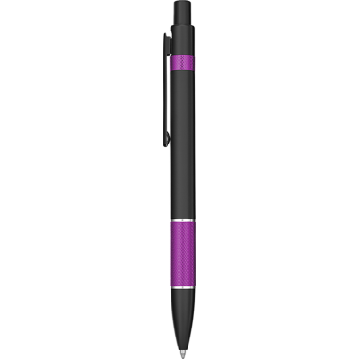 CONTRAST METAL BALL PEN - PURPLE - PROMOTIONAL CORPORATE GIFT