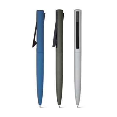 CONVEX ALUMINIUM METAL AND ABS BALL PEN with Clip