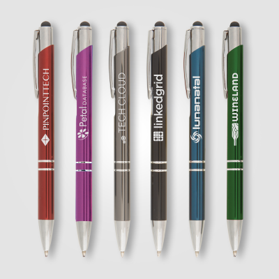 CROSBY SHINY PEN W & TOP STYLUS