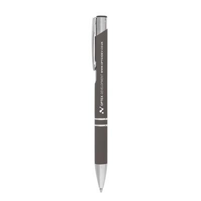 CROSBY SOFT-TOUCH BALL PEN in Taupe