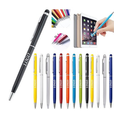 CUSTOM SLIM METAL STYLUS PEN - PROMOTIONAL CORPORATE GIFT