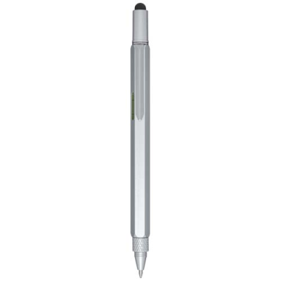 DORA RECYCLED ALUMINIUM METAL MULTIFUNCTION PEN (BLACK INK) - PROMOTIONAL CORPORATE GIFT