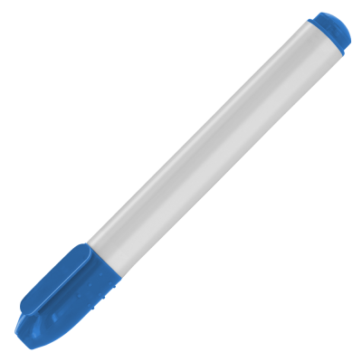 DRY WIPE MARKER PRO - WHITE - BLUE