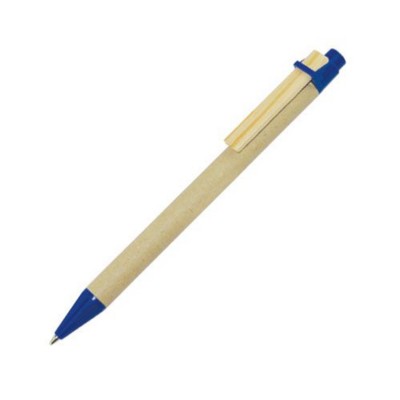 ECO BALL PEN in Natural & Blue