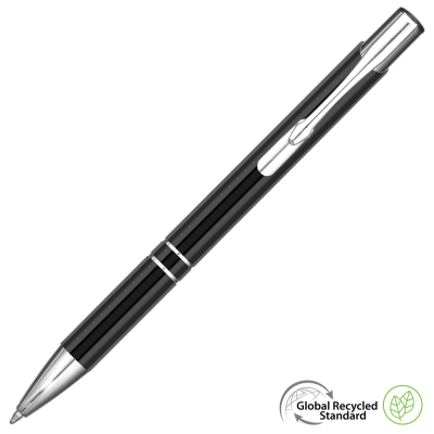 ELECTRA CLASSIC GRS RECYCLED METAL BALL PEN - BLACK