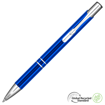 ELECTRA CLASSIC GRS RECYCLED METAL BALL PEN - DARK BLUE
