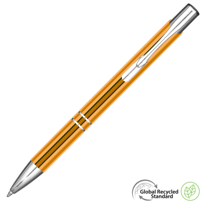 ELECTRA CLASSIC GRS RECYCLED METAL BALL PEN - ORANGE