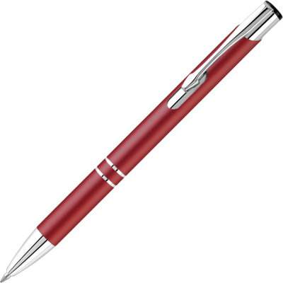 ELECTRA CLASSIC SATIN METAL BALL PEN - BURGUNDY