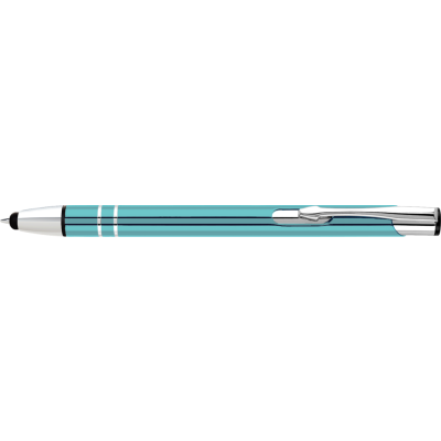 ELECTRA METAL TOUCH STYLUS BALL PEN - LIGHT BLUE - PROMOTIONAL CORPORATE GIFT